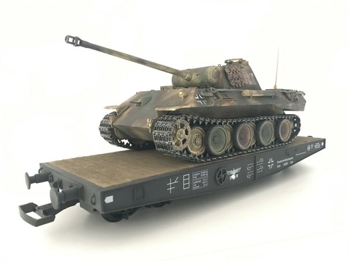 Carro pianale con - carro, armato