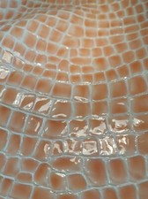 pelli di montone verniciate e stampate coccodrillo in quattro colori diversi