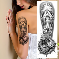 3 pezzi tatuaggio temporaneo