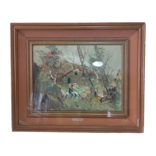 Salvatore dipinto olio su - salvatore,