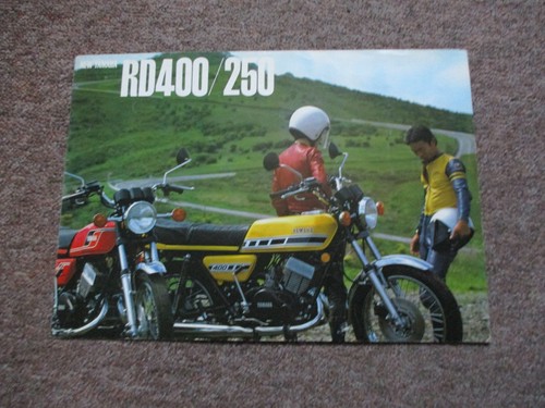 1977 depliant yamaha rd - yamaha,