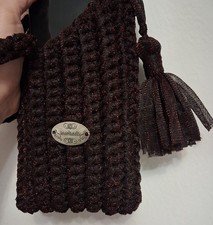 Cover Per Telefono All'uncinetto Phone Case Crochet 10x18x2 Cm Handmade Decor   