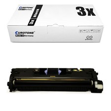 3x Eurotone Eco Patrone SCHWARZ f�r HPEcolor LaserJet 2840-AIO 2820-AIO