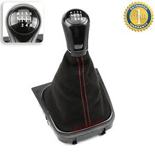 Pomello Leva del Cambio per VW Golf V VI Jetta Scirocco Eos 6 Marce con Cuffia