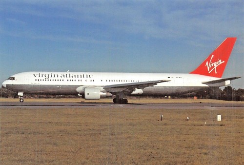 Cartolina aereo virgin - cartolina,