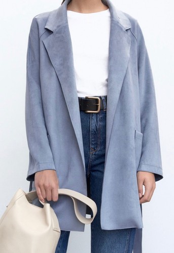 Giacca scamosciata zara taglia - zara,