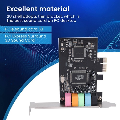 Scheda audio surround pcie - scheda,
