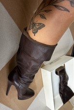 Casadei Leather Boots, Botas