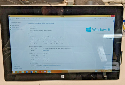 Microsoft surface 32gb - rt, ssd