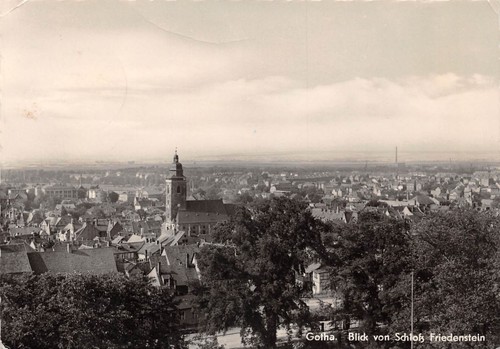 Gotha veduta del - , castello