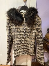 Pelliccia Visone Rasato E Volpe Marrone E Nera  Tg M