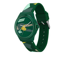 Lacoste Neocroc orologio da uomo sportivo verde rotondo orologio da polso uomo 42 mm 5 ATM