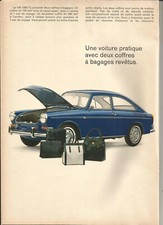 VOLKSWAGEN TYPE 3 - 1600 TL FASTBACK + VARIANT - 1967 / catalogue brochure