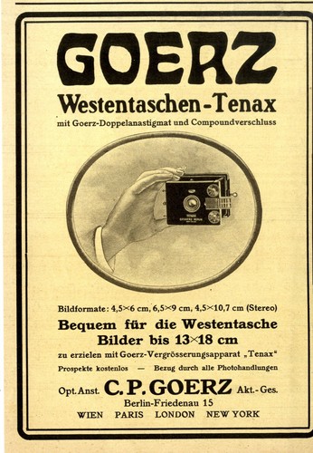 Westentaschen tenax goerz - westentaschen-tenax, c.p.goerz