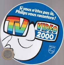 Autocollant. Jtd3. TV VIDEO