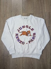 Felpa Kenzo X H&M Tiger bianca