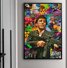 Tony Montan Gangster graffito