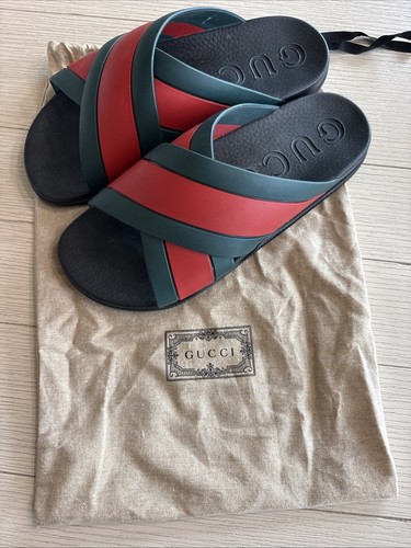 Gucci sandali slide - righe, in