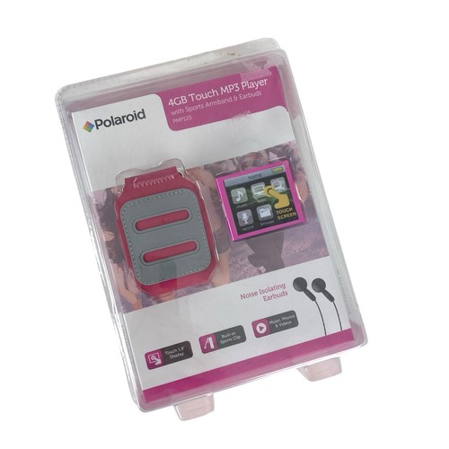 Lettore mp3 polaroid - 4gb, touch