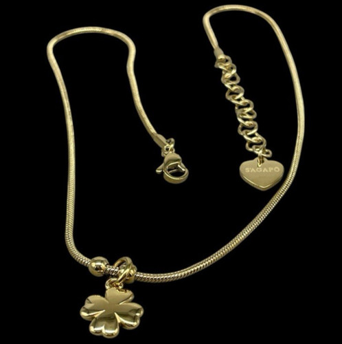 Collana ragazza donna - collana, dorata