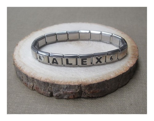 Bracciale con nome lettera