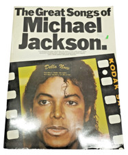 Michael Jackson The Great Song Of  Spartiti Pianoforte Voce Accordi 10 Brani