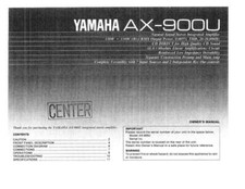 Yamaha AX-900 Amplificatore