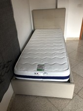 letto singolo con contenitore