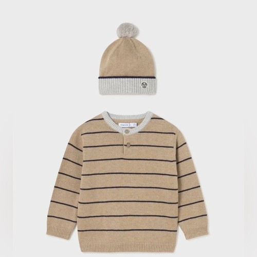Maglione neonato righe - a,