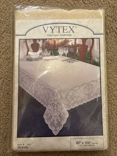 Tovaglia vintage vinile pizzo