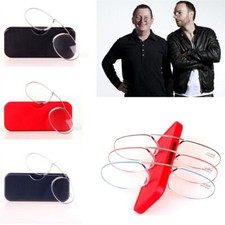 Occhiali lettura portatili clip naso Occhiali lettura senza gambe presbiti