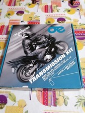 Trasmission kit 125 pignone prof.Husqvarna, corona ergal cagiva 250 + catena