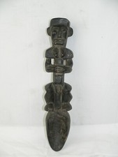 Cucchiaio cerimoniale Africa arte tribale Dan Costa d'Avorio antico.