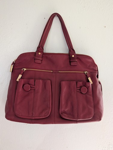 Borsa bodhi pelle rossa - in,