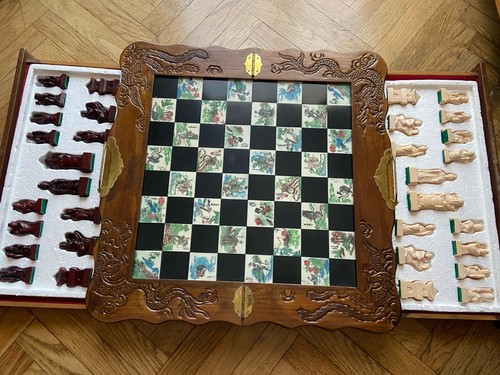 Scacchiera artigianale cinese - scacchiera,