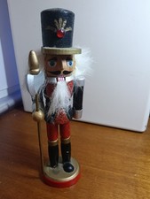 soldatino schiaccianoci, statuetta decorativa in legno - leggere descrizione