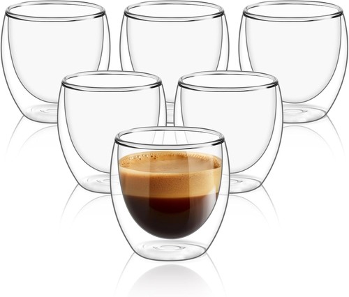 Tazzine caffe vetro pezzi - 6,