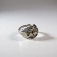 Anello uomo acciaio regolabile