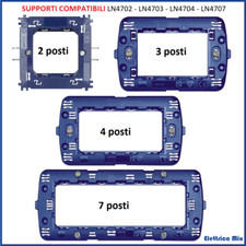 supporto bticino living light international compatibile placca 2 3 4 7 p moduli