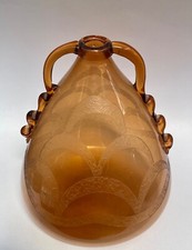 VASO ART DECO VETRO ARTISTICO