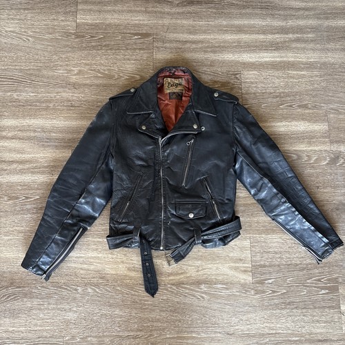 Giacca pelle vintage - pelle, anni