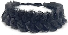 Fascia con treccia di extension per capelli, accessorio di bellezza,TOECWEGR A01