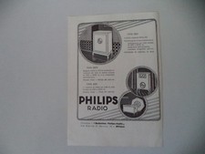 advertising Pubblicità 1931 RADIO PHILIPS TIPO 2811/2601/2511