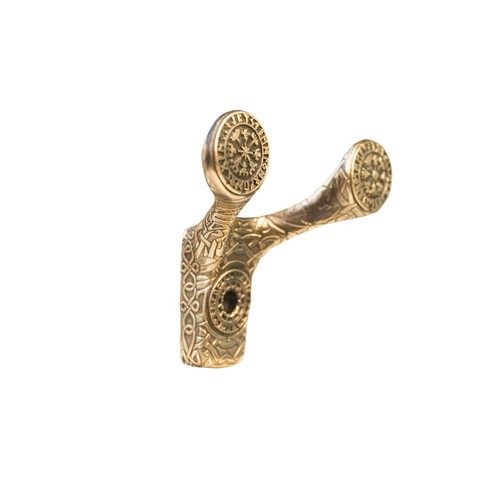 Gancio doppio ottone - doppio,