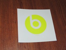 Nuovo - Adesivo decalcomania originale 3" per cuffie Beats - 775-00008-00-A VERDE NEON