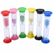 6pcs Sabbia Timer Plastica
