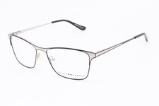 NUOVI OCCHIALI DA VISTA SCOTT HARRIS SH 460 NERO ARGENTO AUTENTICI DI DESIGN 51-15