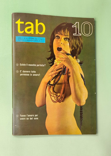 Rivista tab ottobre 1968 - tab,