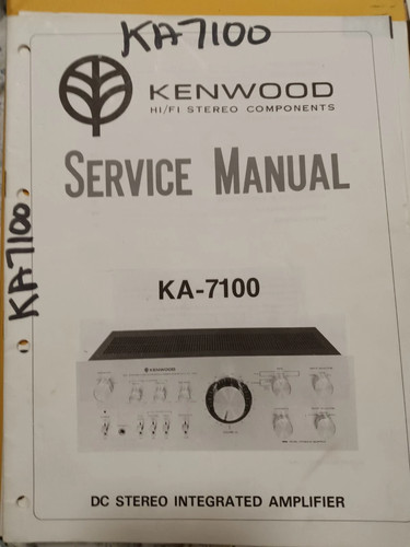 Kenwood 7100 amplificatore - kenwood,