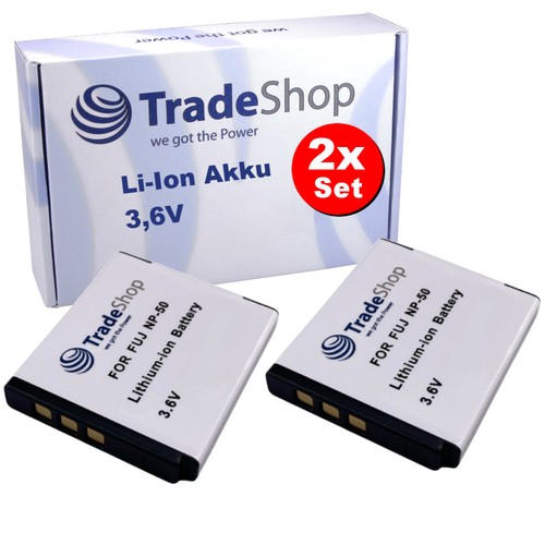 Batteria fotocamera ion - 2x, li-ion